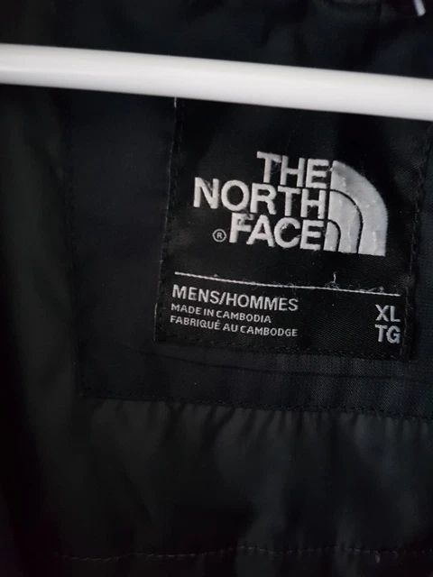Giacca The North Face Uomo XL Con Cappuccio Hyvent Nera Cerniera Intera Impermeabile 3