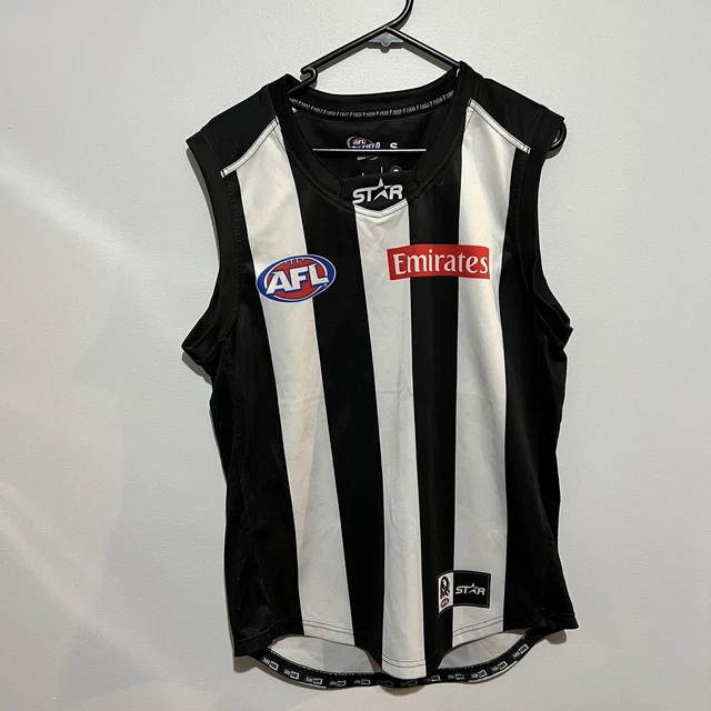 Collingwood FOOTBALL CLUB AFL Footy Guernsey Jumper Jersey Mens Small