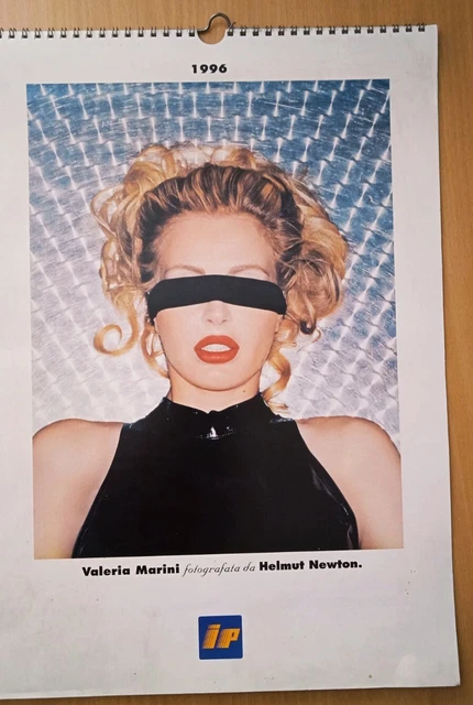 Calendario Ip Valeria Marini 1996 Foto Helmut Newton