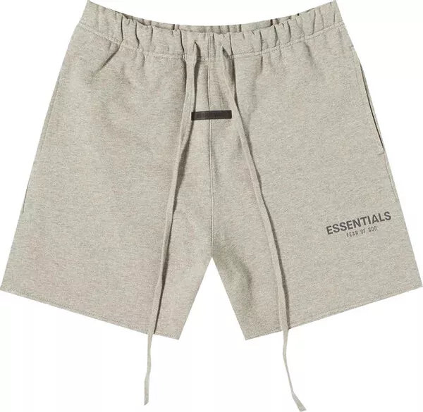 Fear Of God Essentials Sweat Shorts Dark Heather Oatmeal (160SP212008) Size M-XL