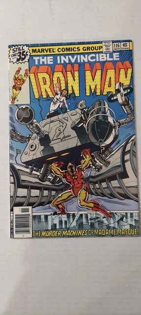 Invincible Iron Man #116 Signed by Bob Layton Free shipping Newstand NM