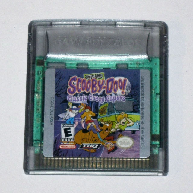 SCOOBY-DOO! CLASSIC CREEP CAPERS (Nintendo Game Boy Color, 2001) Game