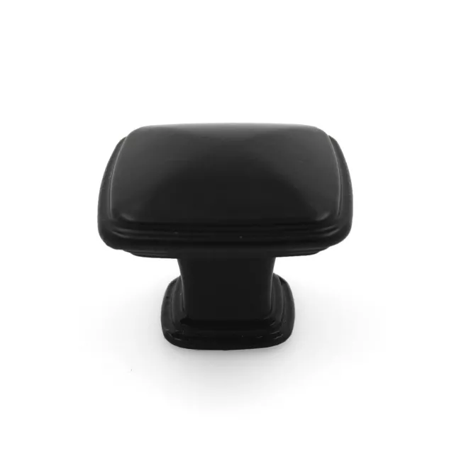 1-1/4" Knob Black Traditional Cabinet Handle 2750 Dresser Cupboard Door Hardware