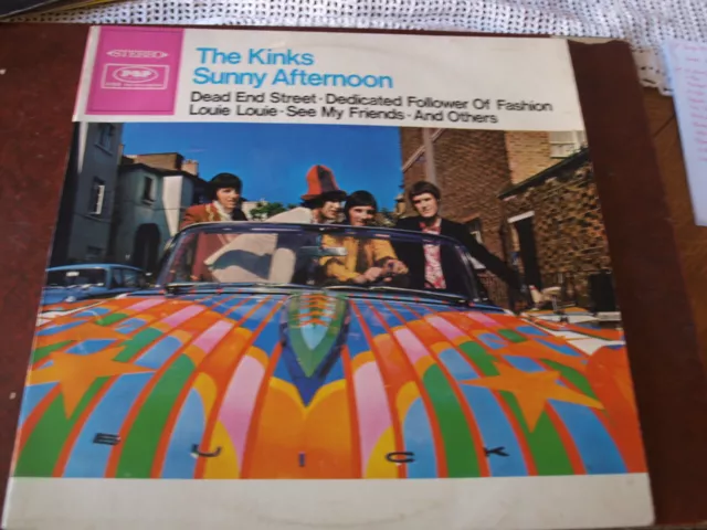 vinyle lp 33 tours the kinks  sunny afternoon