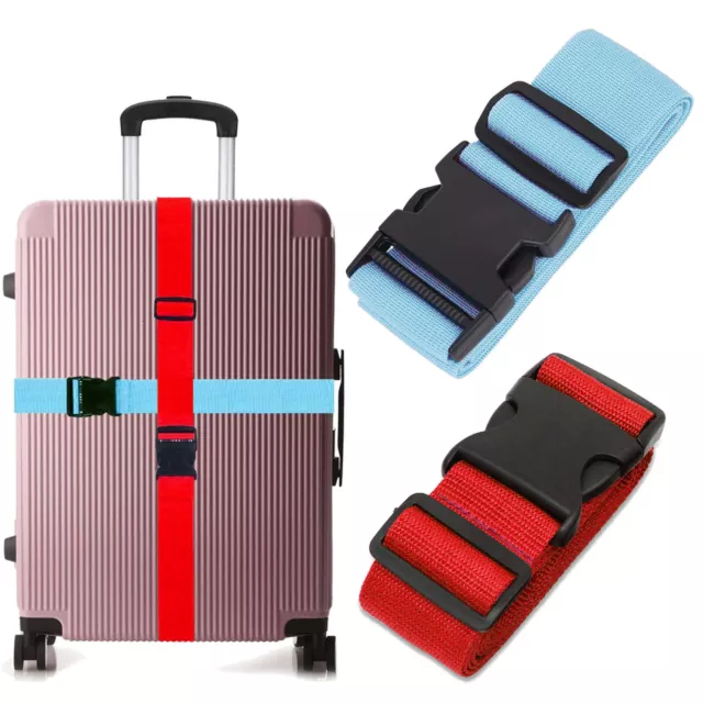TSA Password Travel Luggage Suitcase Secure Lock Safe Nylon Packing Belt Strap 2