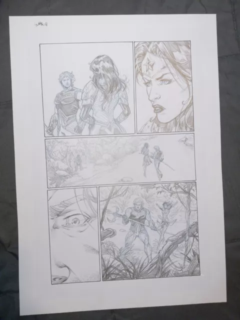 Cifuentes WONDER WOMAN 46 pg 10 WONDER WOMAN WITH AQUAMAN - CLASSIC NEW OUTFIT