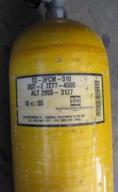 North Tc-3Fcm-310 Air Tank 4500 Psi (#1714B) 2