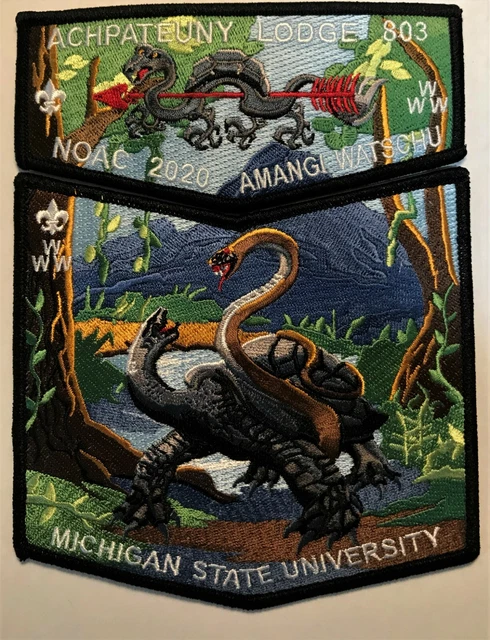 Achpateuny Oa Lodge 803 498 Bsa Far East Amangi Watschu 2020 Noac Dino 2-Patch
