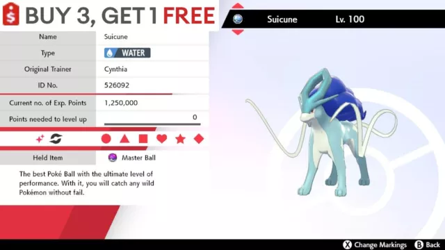 Pokemon Sword and Shield LEGIT Gamestop Event Shiny Raikou Untouched