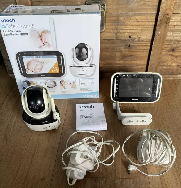 VTech VM343 Pan and Tilt Video Baby Monitor