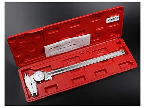 Accusize Industrial Tools 12'' by 0.001''/300mm by 0.02mm Dual Needle Precisi...