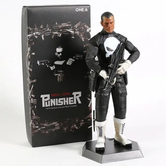Crazy Toys War Zone Punisher 1/6th Scale Collectible PVC Figure New In Box