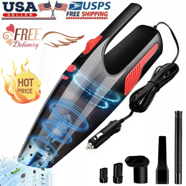 Car Home Vacuum Cleaner 12V 120W for Auto Mini Portable Wet Dry Handheld Duster