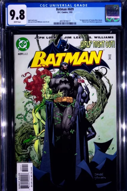 Batman #609 CGC 9.8 1st app Tommy Elliot (Hush). Poison Ivy & Huntress app.