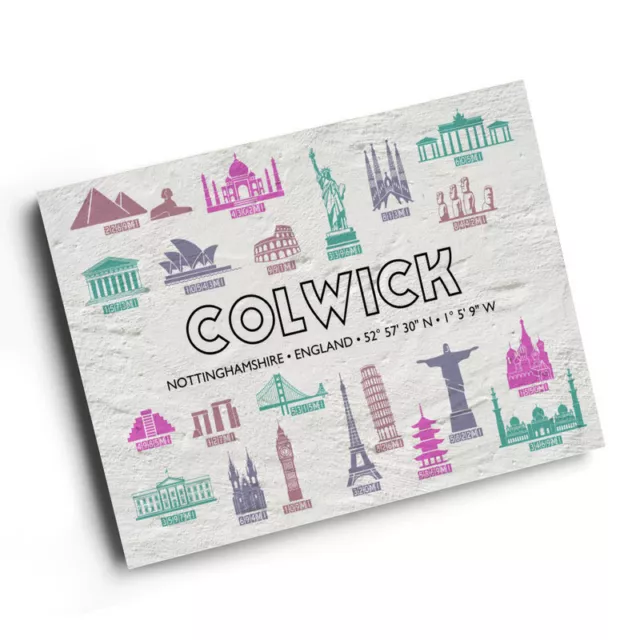 A3 PRINT - Colwick, Nottinghamshire, England - World Landmarks