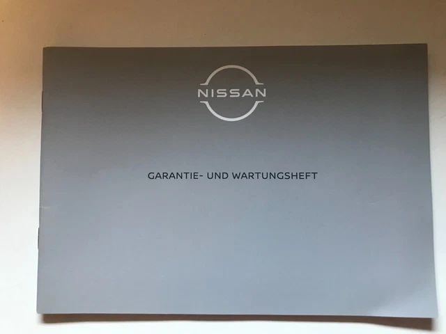 Quaderno di servizio Nissan 2022 2023 libretto di ispezione originale certificato di servizio servizio Se