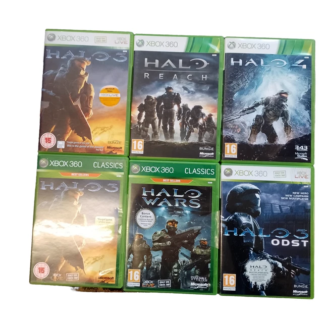 Job Lot Of 8 Microsoft Xbox 360 Games Halo
