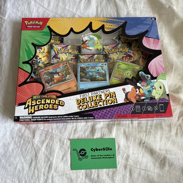 POKÉMON TCG: MEGA Evolution-Ascended Heroes First Partners Deluxe Pin ...