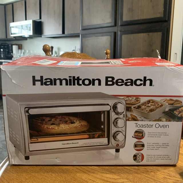 HAMILTON BEACH 31413 SureCrisp Air Fry Toaster Oven, 6 Slice 53.86