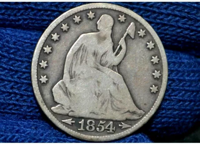 1854-O Seated Liberty Half Dollar ** CHOICE FINE