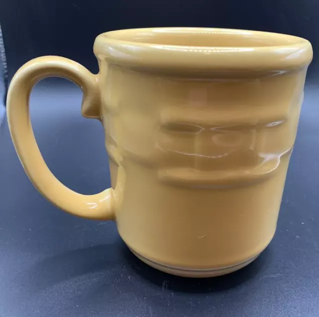Longaberger Pottery Woven Traditions Butternut 1 Coffee Cup Mug 4" 12oz