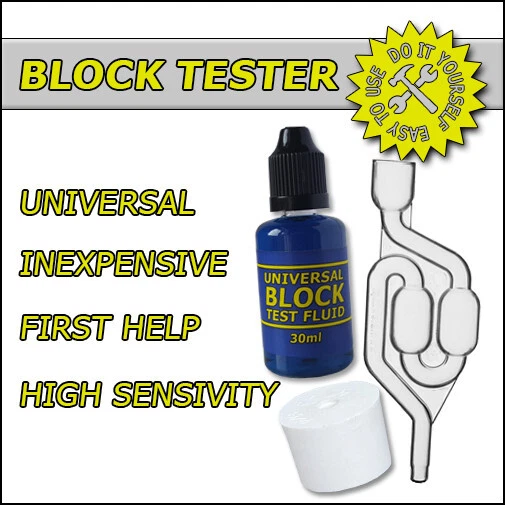 COMBUSTION LEAK TESTER Kit Block Gasket Test Fluid Head CO2 Petrol
