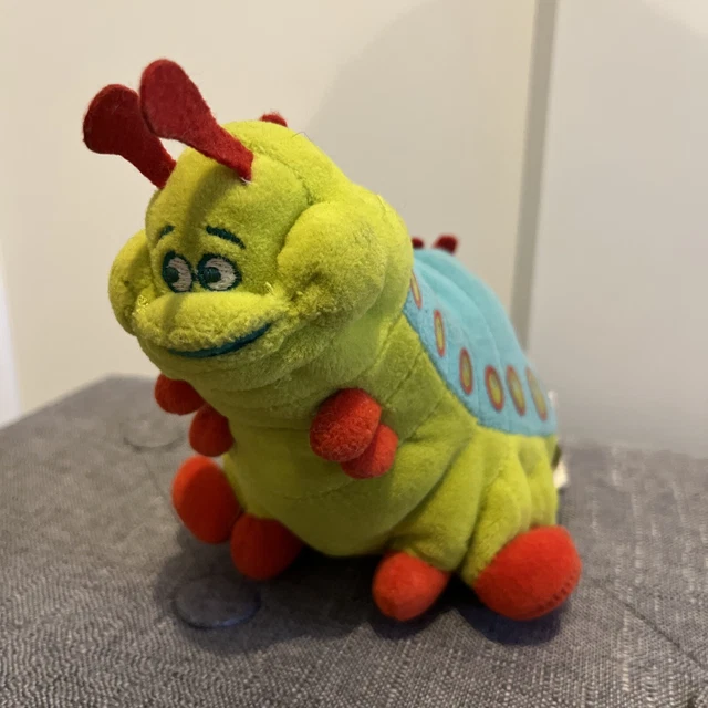 DISNEY STORE A Bugs Life Heimlich Caterpillar Mini Bean Bag Plush Toy 8