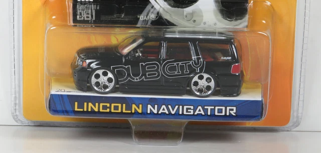 Jada Dub City Lincoln Navigator SUV #061 Giovanna Wheels Carpi Rims Black 1:64
