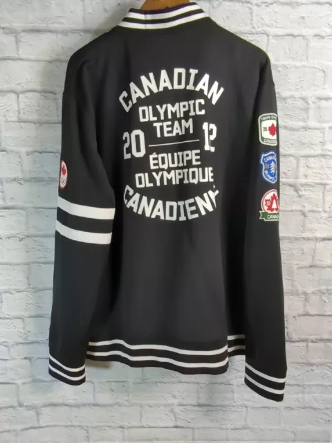 AUTHENTIC 2012 Canadian Olympic Team Track Athlete Official Jacket Canada Sz 2XL