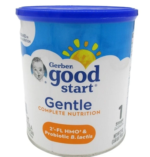 GERBER GOOD START Gentle Non-GMO Powder Infant Formula 1 Can 27 OZ EXP: 01/17/24