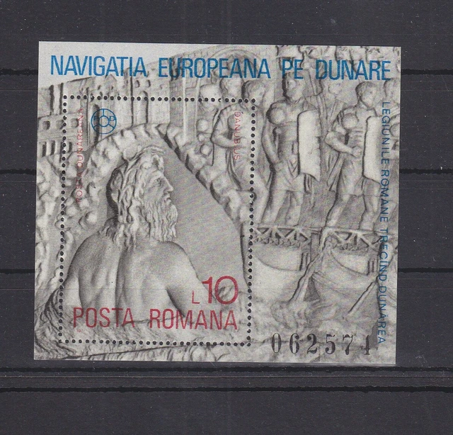 Rumänien Block 146 mit 3491 postfrisch Gottheit, Romania MNH #RA241
