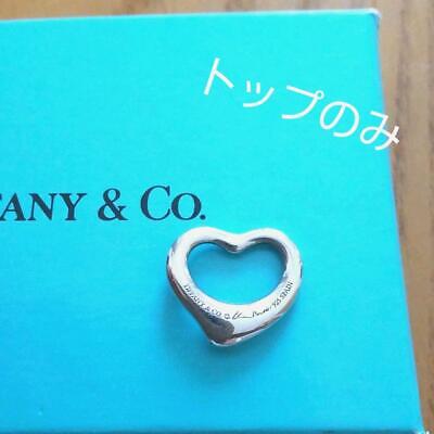 Tiffany & Co.Collier Pendentif Argent Sterling 925 Ouvert Coeur Haut