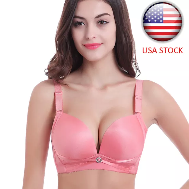 Primark 2 sizes bigger boost bra Super maximise Push Up THICK Padded Hot  Pink