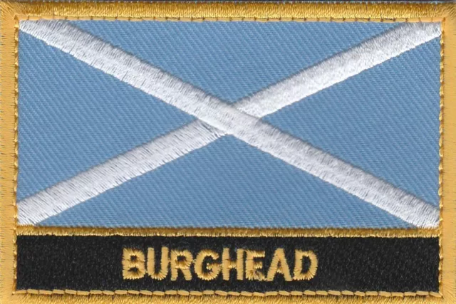 Burghead Scotland Town & City Embroidered Sew on Patch Badge