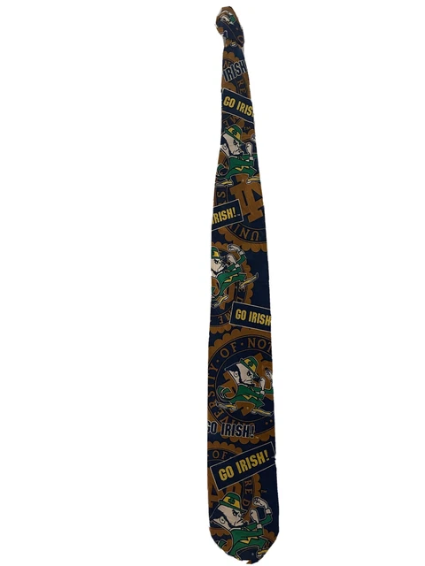 University of Notre Dame Fighting Irish Vintage 90s Neck Tie RM Sport Silk 56”