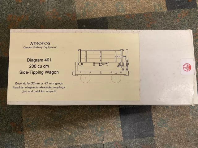 Atropos Side-Tipping Wagon -Model Railway Build Kit.