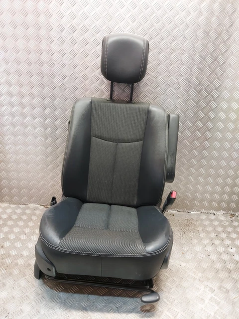 Housse De Siège Avant Confort Pour Renault Espace IV (2006-2017) - Noir, Mousse Mémoire Forme