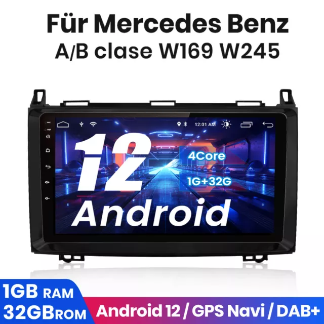 9” ANDROID AUTORADIO GPS Navi WIFI Pour Benz A/B-Klasse W906