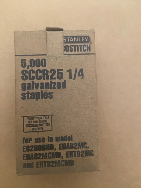 Stanley Bostitch SCCR-25 1/4" Staples