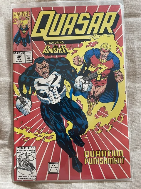Lot of 5 Marvel QUASAR “Infinity War” Comics: #38,39,40,41,42 ft. the AVENGERS 6