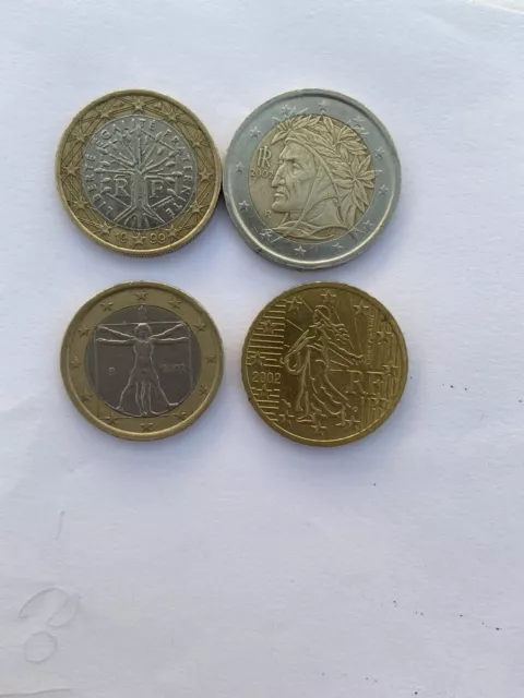 lots 4 pieces de monnaies