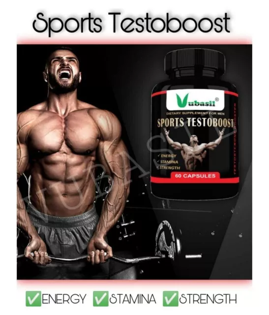 VUBASIL- Best Natural Testosterone Booster (60 Capsules) For Stamina Strength