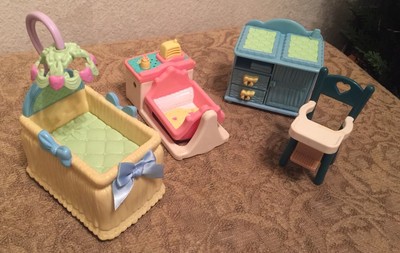 Vintage Fisher Price Loving Family Home for Holidays Christmas Dollhouse, Extras 10