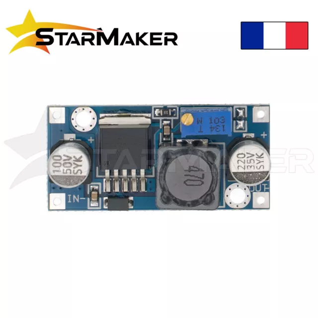 LM2596 Alimentation Step Down DC-DC 3A 1-40V Régulateur de tension 5V 12V 24V 2