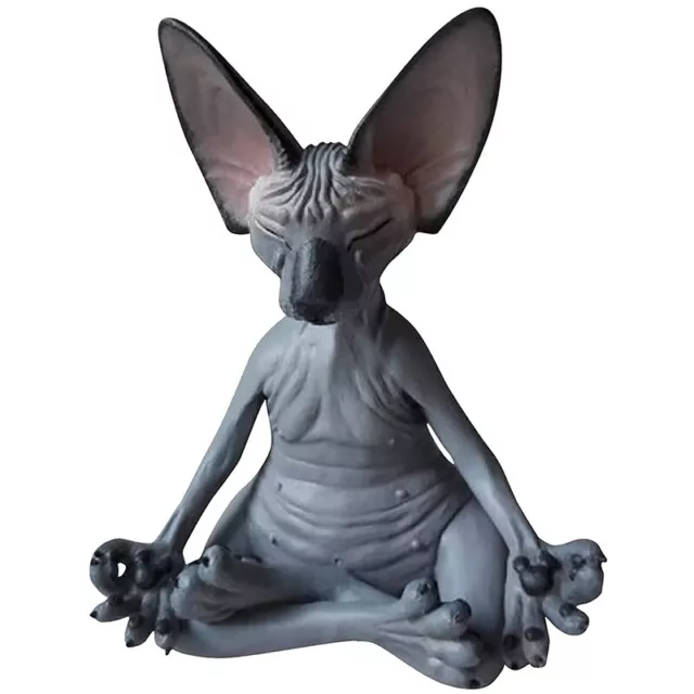 Sphynx Meditate,Thinking Statue,Meditating Thinking ,Sphynx Hair M9S3