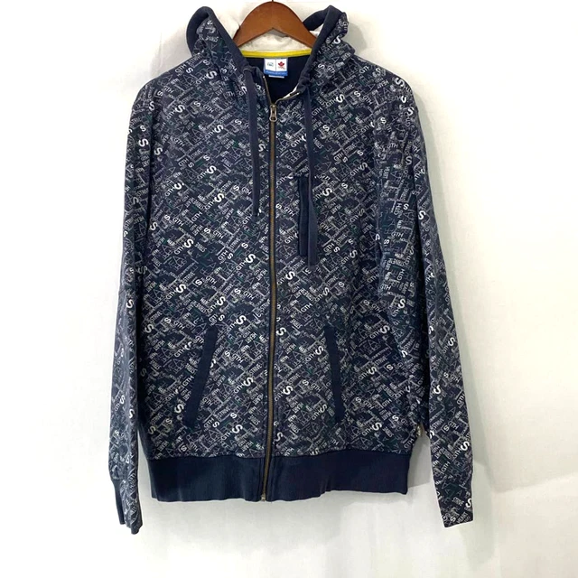 HBC Olympics Canada Full Zip Hoodie Jacket Navy Inspirational Message Men's L