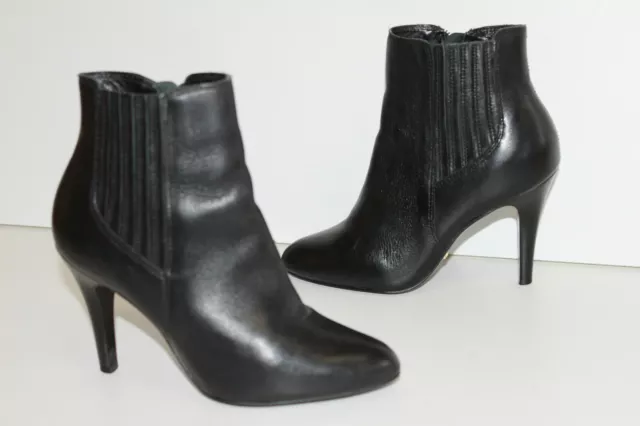 MINELLI  Bottines Boots Cuir à Talons Hauts et Fins T 35 TBE