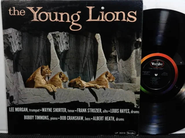 The Young Lions LP VEE JAY VJLP 3013 MONO DG 1960 Jazz LEE MORGAN WAYNE SHORTER