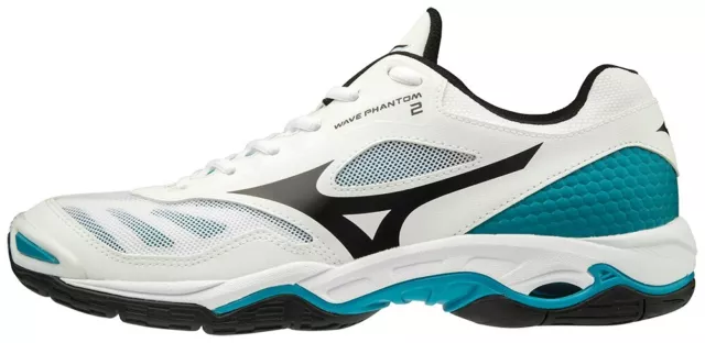 MIZUNO Wave Phantom 2   Indoorschuhe  Handball  Weiß   NEU