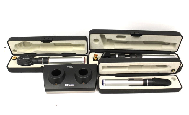 3 x KEELER Optometry Instruments (Retinoscopes & Otoscope) -W22 3 x KEELER Optometry Instruments (Retinoscopes & Otoscope) -W22